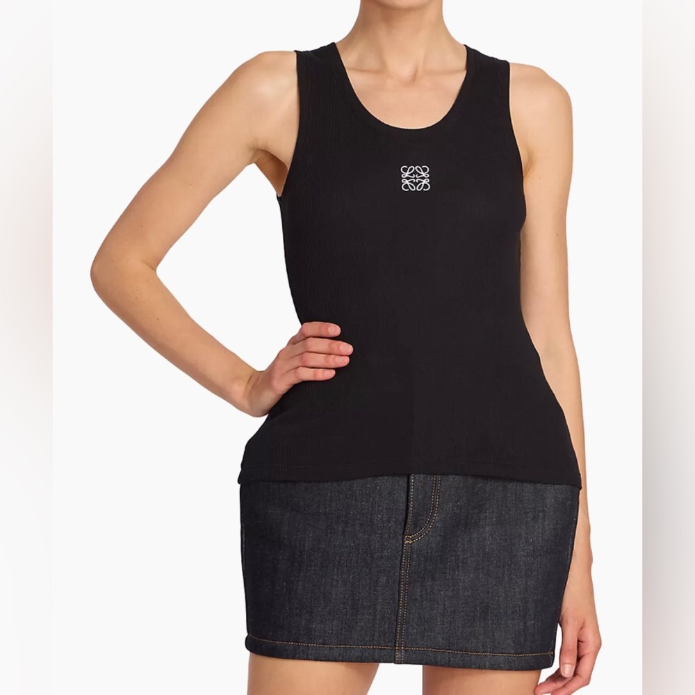 LOEWE Anagram Rib-Knit Tank
